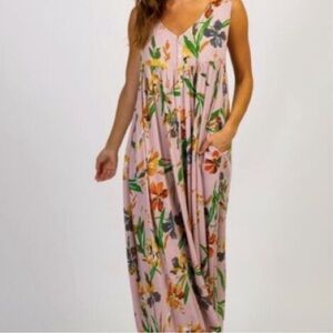 NWT EASEL Floral Print Romper Jumpsuit